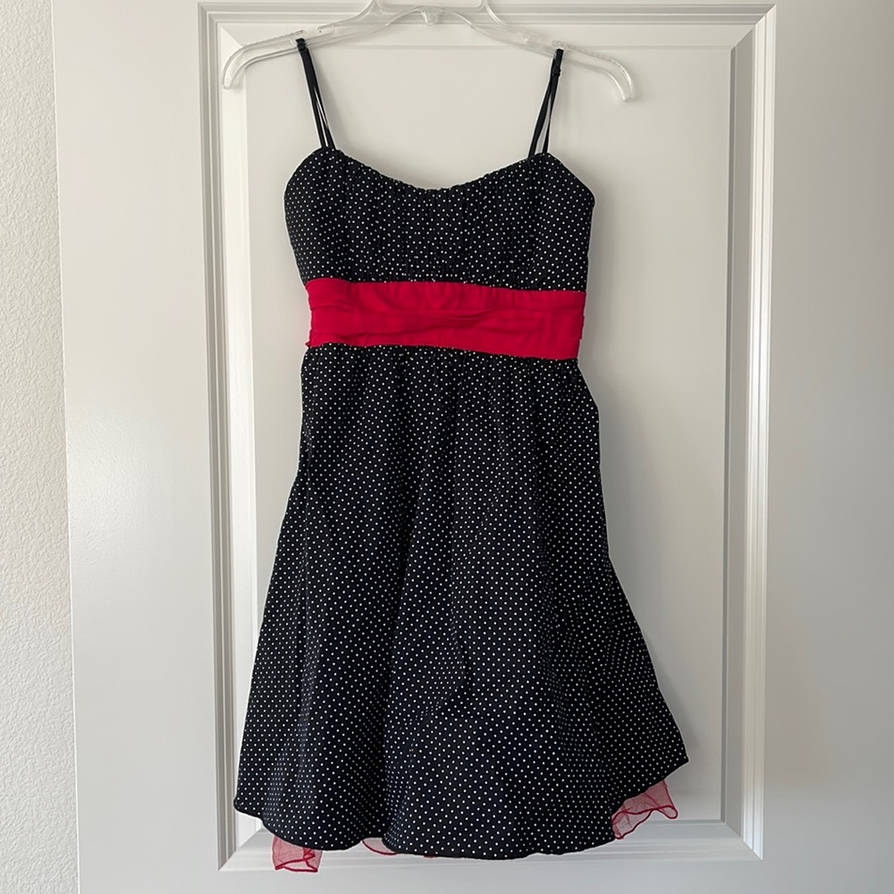 Vintage polka dot dress from ruby rox in size 5.